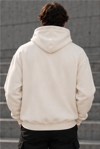 NOFILL LINE 01 Bone hoodie, back